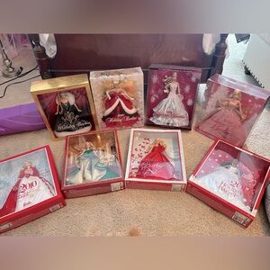 2006-2013 Holiday Barbie’s NIB
